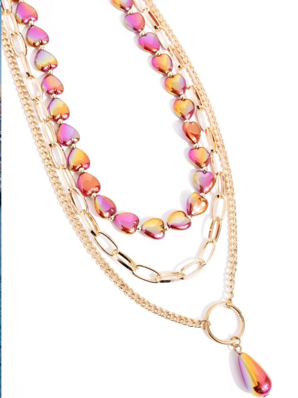 Paparazzi Admirable Affection Red Necklace & Earrings Set